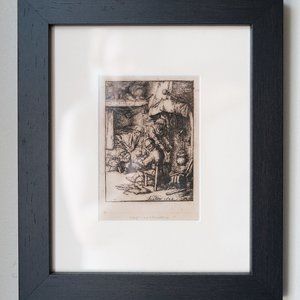 The Pater Familias (Le Pere de famille), 1648 - Adriaen van Ostade, 1900's Print